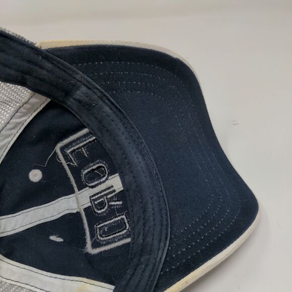 Ford Mens Meshback Snap Back Hat Blue White Embroidered Logo - Picture 11 of 12